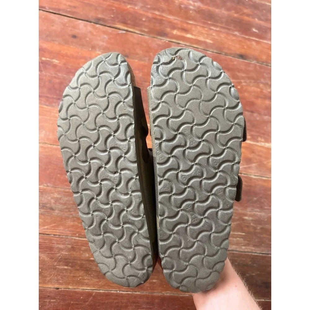 Birkenstock Arizona Camo Vegan Sandals EU 39/8.5 Green
